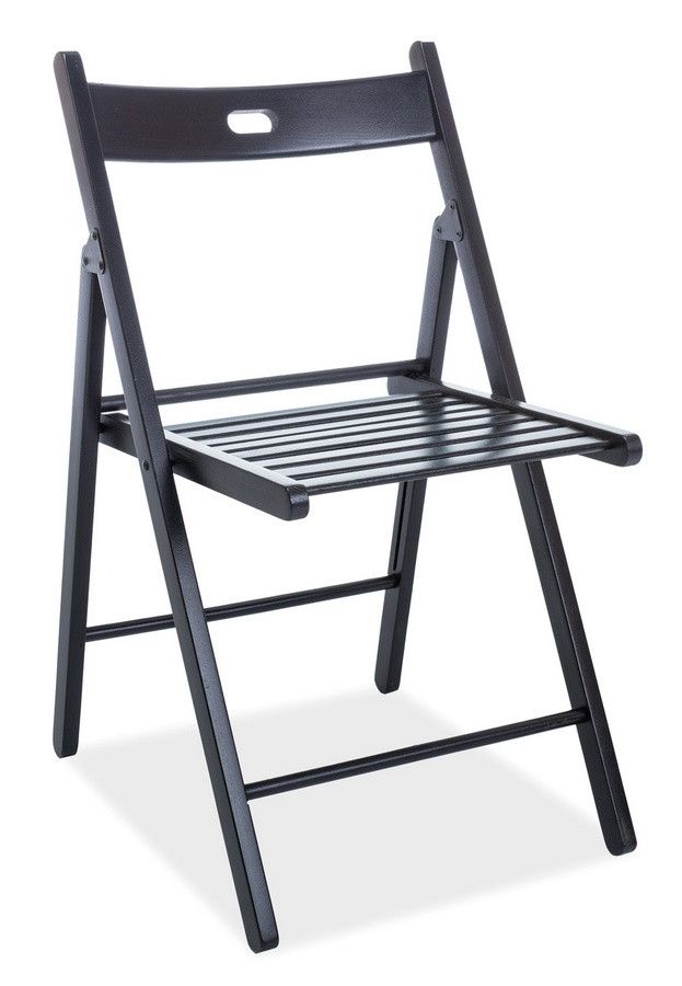 Casarredo Dřevěná skládací židle SMART II černá - ATAN Nábytek