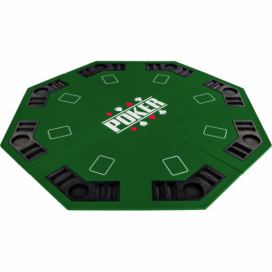 Garthen Skládací pokerová podložka - zelená