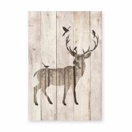 Dřevěná cedule 40x60 cm Deer – Really Nice Things