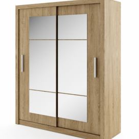 Casarredo Šatní skříň IDEA 02 shetland zrcadlo 180 cm