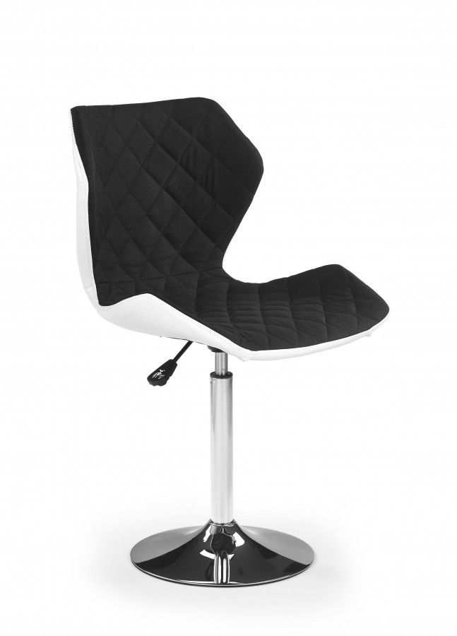 Halmar Barová židle Matrix 2, bílá/šedá - DEKORHOME.CZ