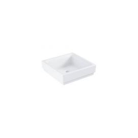 Umyvadlo na desku Grohe Cube Ceramic 40x40 cm alpská bílá bez otvoru pro baterii 3948200H