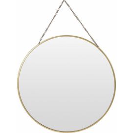DekorStyle Nástěnné zrcadlo RANTAI 29 cm zlaté EMAKO.CZ s.r.o.