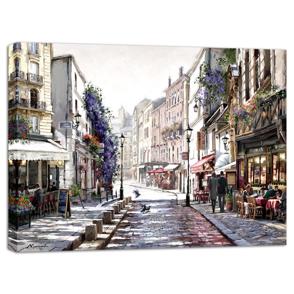 Obraz Styler Canvas Watercolor Paris Mood, 85 x 113 cm - GLIX DECO s.r.o.