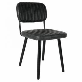 Černá jídelní židle Jake Worn – White Label