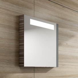 Zrcadlo s osvětlením Ravak Classic 80x55 cm espresso X000000432 Siko - koupelny - kuchyně