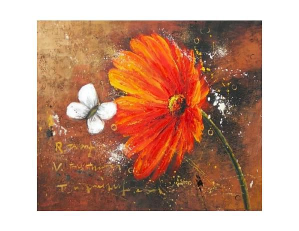 Obraz - Květ s motýlem - FORLIVING