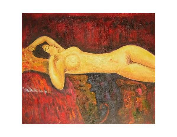 Obraz - Spící nahá žena - FORLIVING