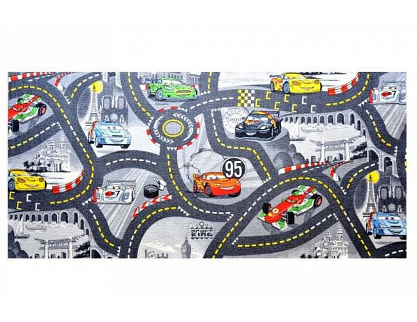 Dětský koberec The World od Cars 97 šedý - FORLIVING