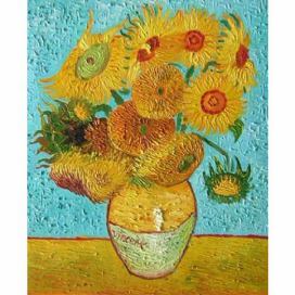 Obraz - Váza s 15 slunečnicemi FORLIVING