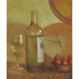 Obraz - Zátiší s bílým vínem