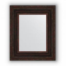 Zrcadlo v rámu, tmavý provensálský dekor