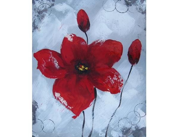 Obrazy - Rudá květina - FORLIVING