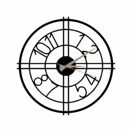 Kovové hodiny Hefaistos, ø 50 cm
