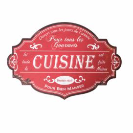 Kovová cedule 51x34 cm Cuisine – Antic Line