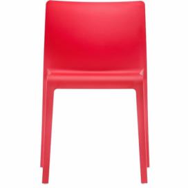 Pedrali Červená plastová jídelní židle Volt 670