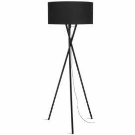 Černá stojací lampa (výška 175 cm) Hampton – it\'s about RoMi