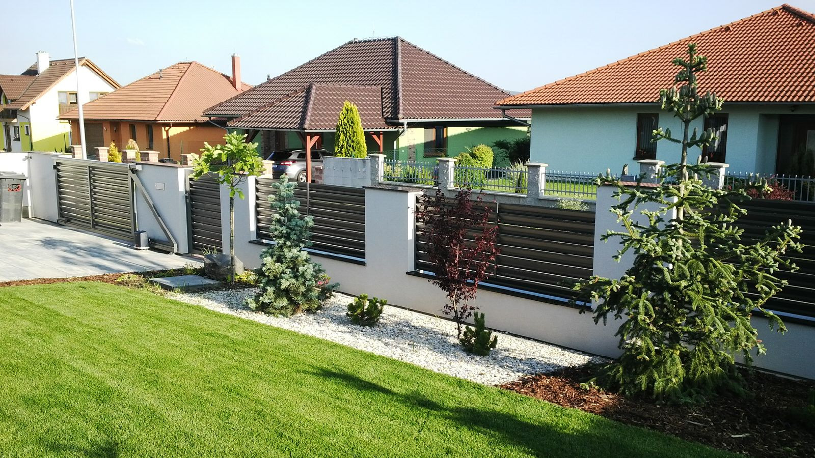 Okenicový plot NOVA125 - design jako žaluzie - Novavisio