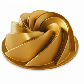 Chefshop.cz: Nordic Ware Forma na bábovku Heritage zlatá 1,4 l
