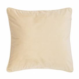 Pískově hnědý polštář Tiseco Home Studio Velvety, 45 x 45 cm