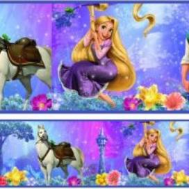 Dívčí bordury Disney Princess Na vlásku - Princezna Rapunzel
