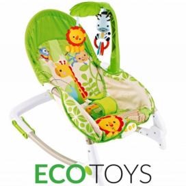 ECOTOYS Dětské vibrační lehátko Eco Toys s hudbou