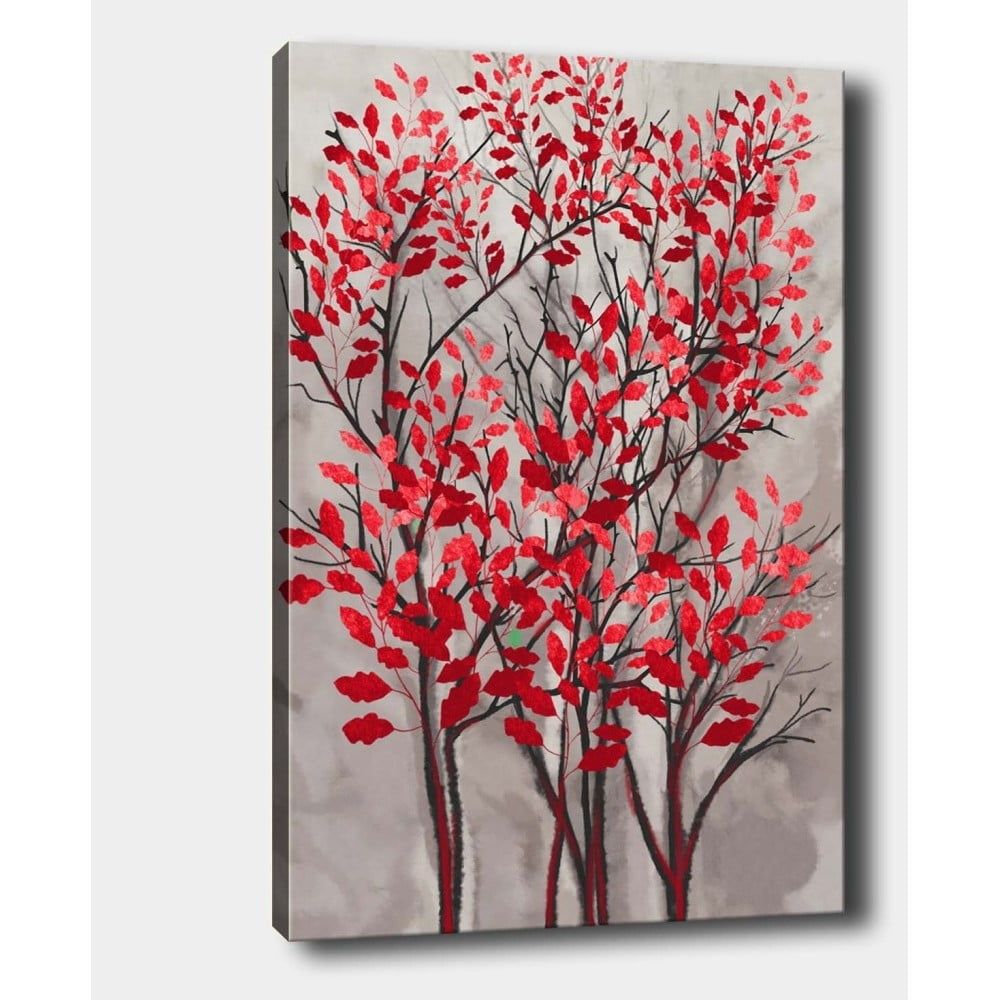 Nástěnný obraz na plátně Tablo Center Fall Red, 40 x 60 cm - Bonami.cz