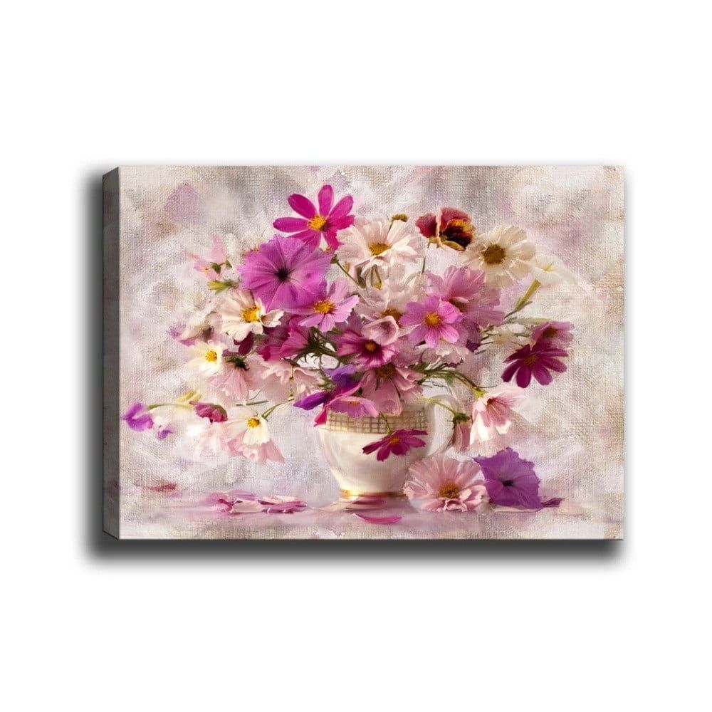 Nástěnný obraz na plátně Tablo Center Flowers in Vase, 40 x 60 cm - Bonami.cz