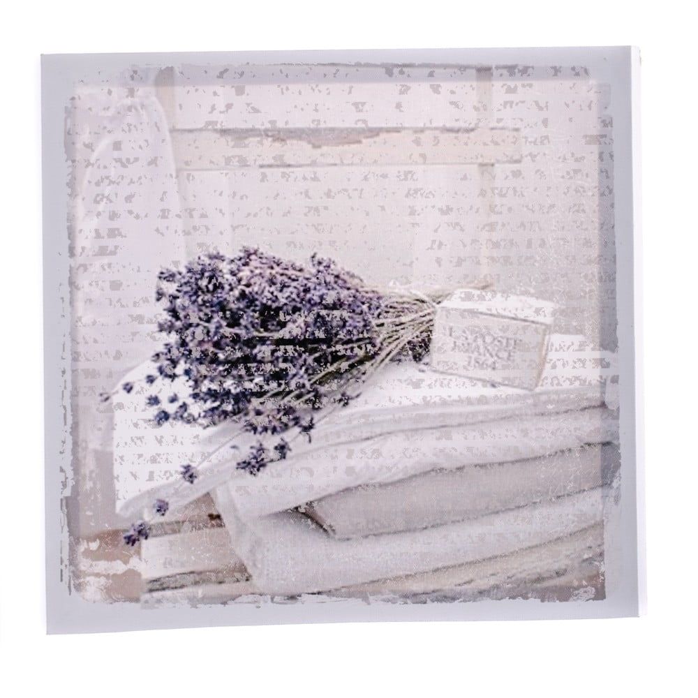 Obraz na plátně Lavender blanket, 28 x 28 cm - Bonami.cz