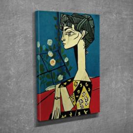 Nástěnná reprodukce na plátně Pablo Picasso Jacqueline with Flowers, 30 x 40 cm Bonami.cz