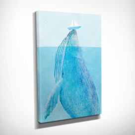 Nástěnný obraz na plátně Whale, 30 x 40 cm Bonami.cz