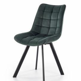Židle čalouněná K332 Tmavě Zelená
