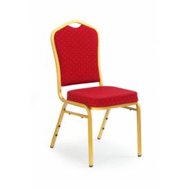 K66 Židle bordová, Konstrukce Zlatá
