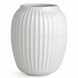 Bílá kameninová váza Kähler Design Hammershoi, ⌀ 16,5 cm