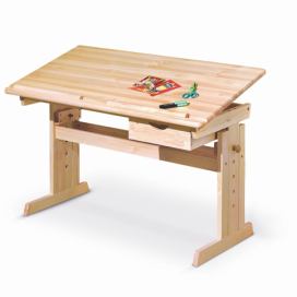 Psací stůl dřevo dětský Julia Borovice