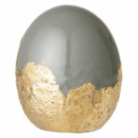 Dekorativní keramické vajíčko Egg šedé Bloomingville