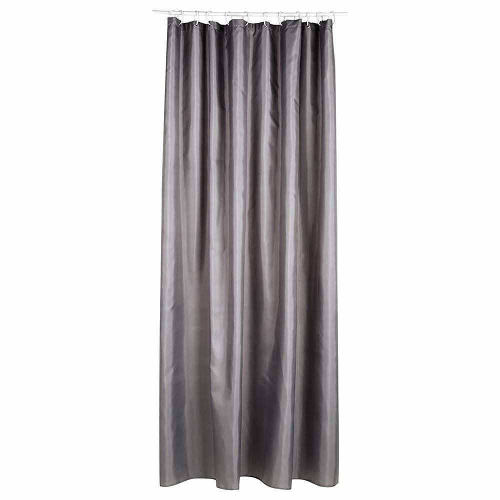 Sprchový závěs 180 x 200 cm, šedý polyester, Atmosphera - EMAKO.CZ s.r.o.