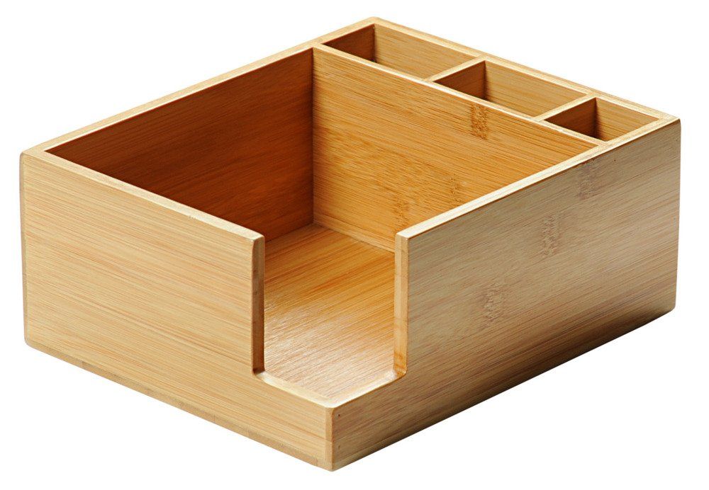 Kesper Bambusová krabice na ubrousky s příbory, dřevěná skříňka na ubrousky, ubrousky, organizátor kuchyně, kuchyňské doplňky - alza.cz