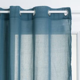 Atmosphera Okenní opona, polyester, Dekorace oken, 140 x 240 cm, Modrá