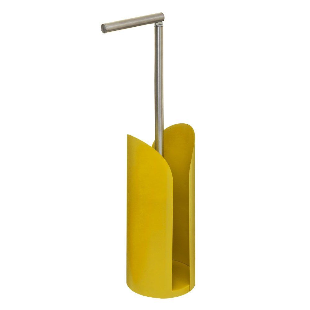 5five Simply Smart Žlutý stojan na toaletní papír se zásobníkem na náhradní válečky, - EMAKO.CZ s.r.o.