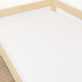 Benlemi Jednolůžkové hřejivé mikroplyšové prostěradlo Zvolte barvu: Bílá, Rozměr: 120 x 190 cm
