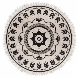DekorStyle Kulatý koberec Nomade 120 cm béžový