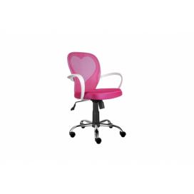 Židle kancelářské DAISY růžový