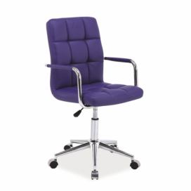 Židle kancelářská Q022 fialová