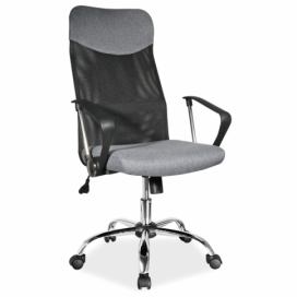 Židle kancelářská Q025 šedý materiál