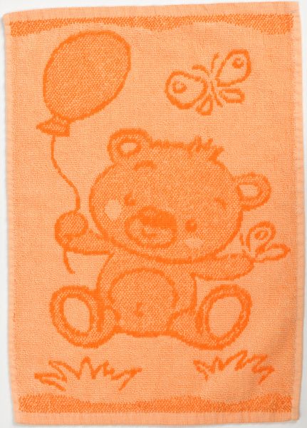 Dětský ručník Bear orange 30x50 cm - POVLECENI-OBCHOD.CZ