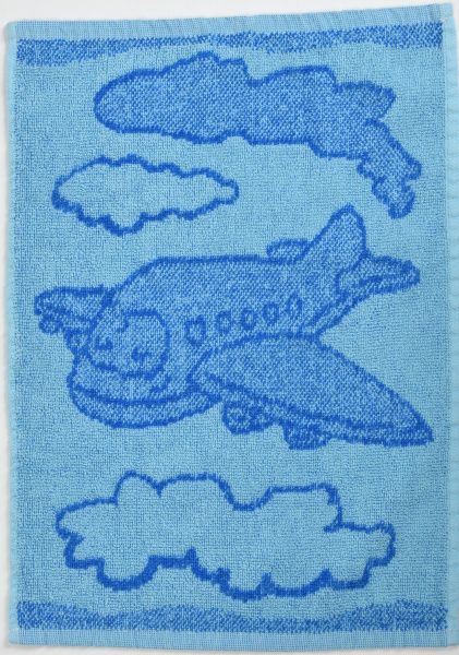 Dětský ručník Plane blue 30x50 cm   - POVLECENI-OBCHOD.CZ