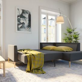 Obývací pokoj s moderní sedačkou