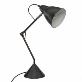 Atmosphera AUDE stolní lampa, kov, 62 cm, černá