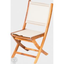 FaKOPA Skládací židle z teakového dřeva Rachel Mdum